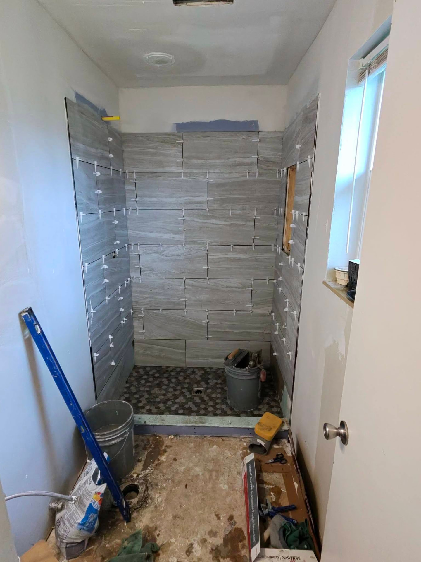 Bathroom & Tile Shower — before remodeling