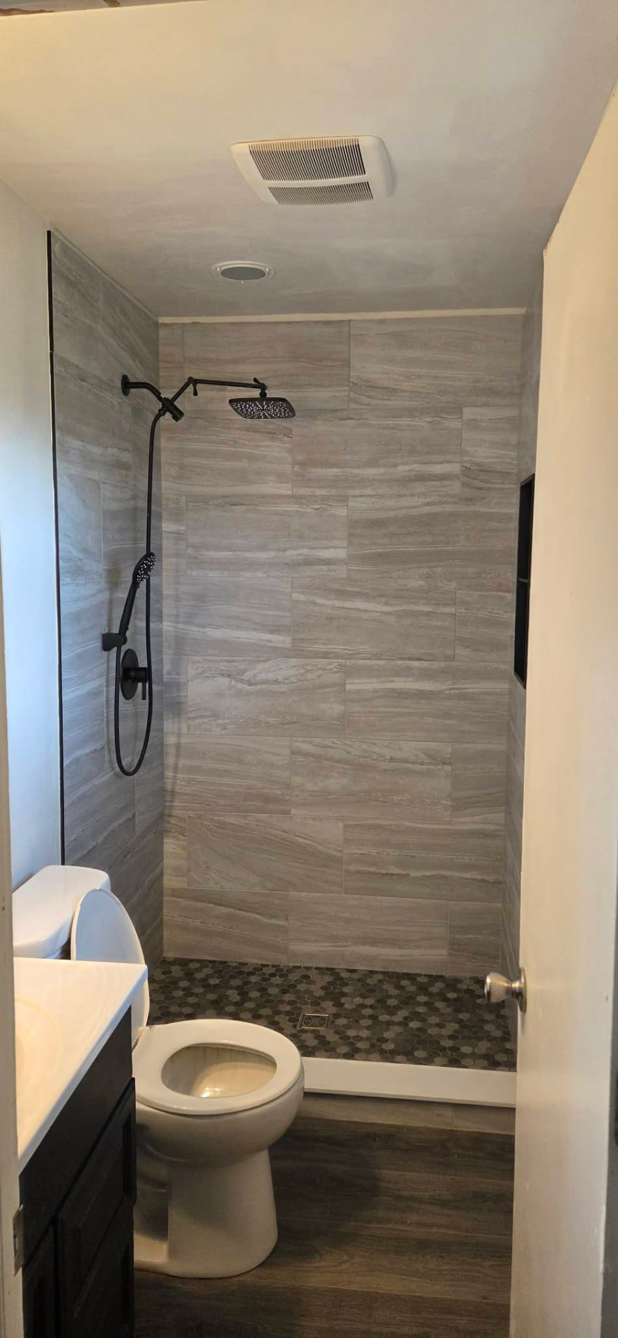 Bathroom & Tile Shower — after remodeling