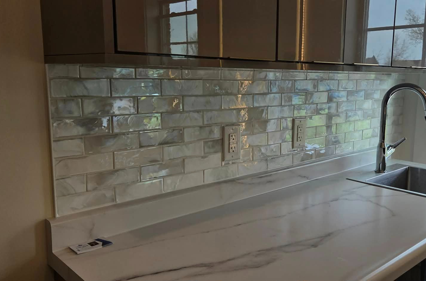 Backsplash Installation by Home Based Investment Group